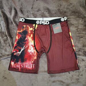 PSD Freddy Flames Mens Size Large Underwear Boxer Briefs Nightmare On Elm Street